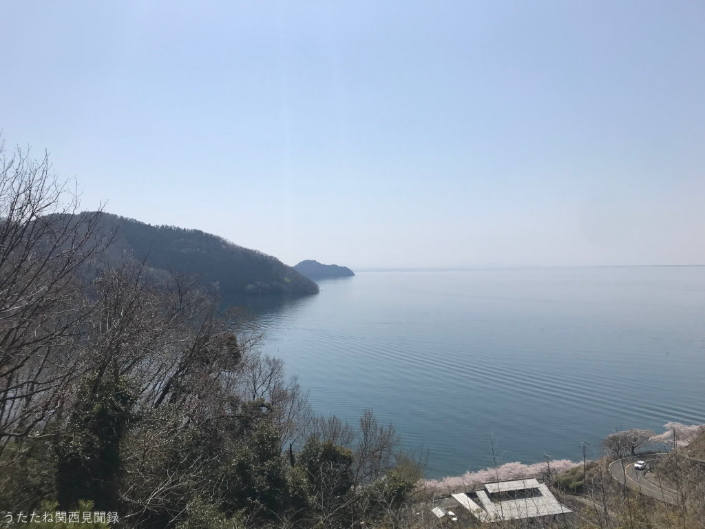 高台からの琵琶湖